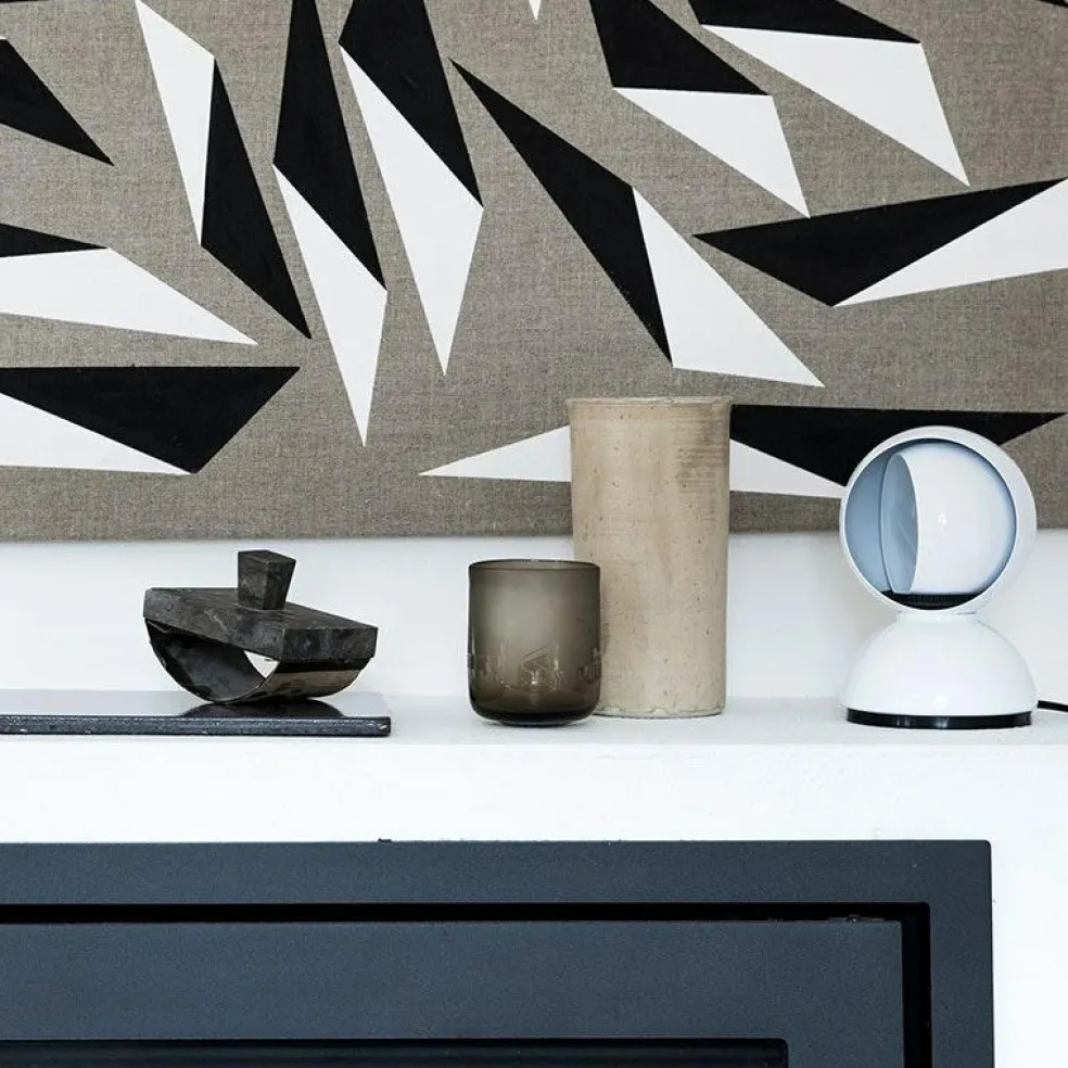 Eclisse T Table Lamp, Gold