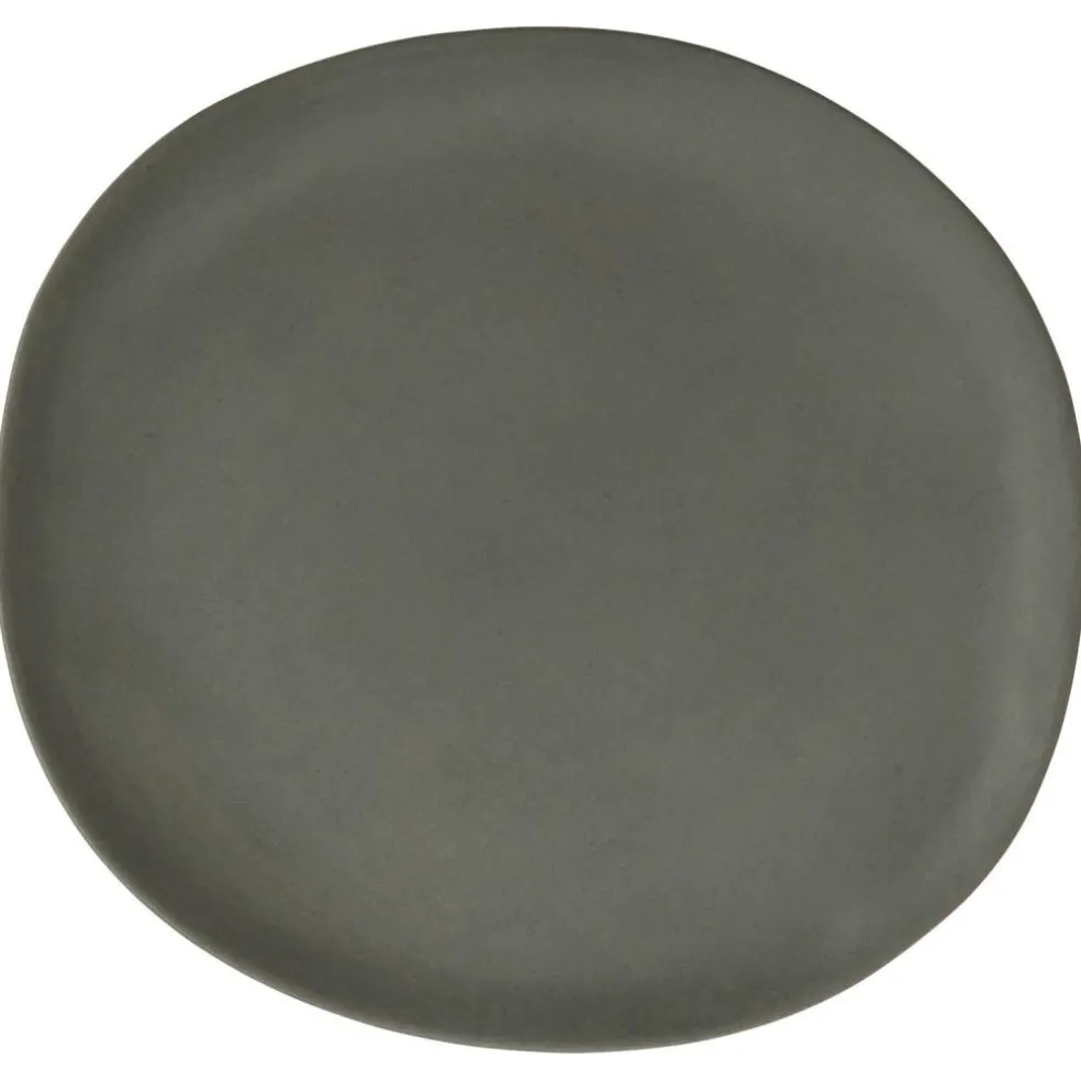 Eco Sustainable Melamine Plate 20 cm, Dark Grey