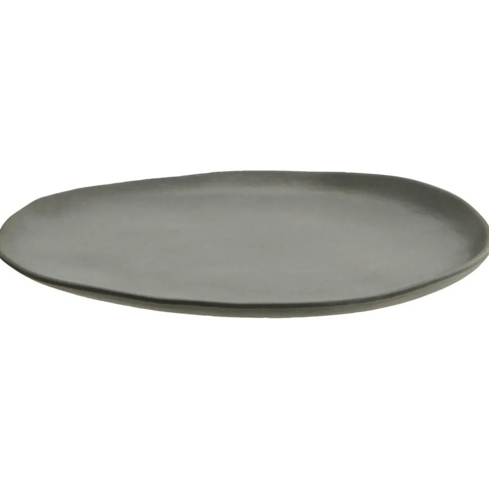 Eco Sustainable Melamine Plate 20 cm, Dark Grey