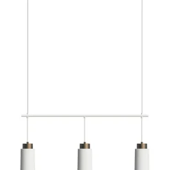 Edge Trio Pendant, White