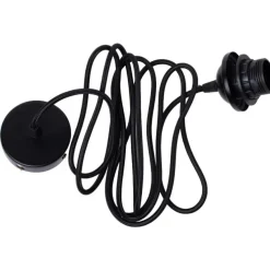Edgeform Cord Set For Pendant With Canopy 300 cm, Black