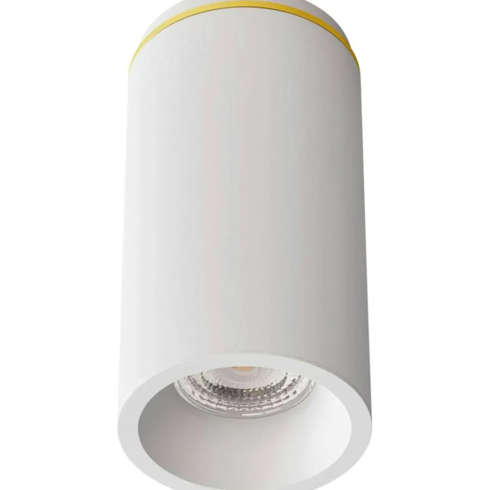 Edgespot Fix 65 Spotlight, White / Brass