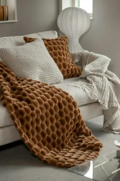 Egg Throw 130x170 cm, Grey