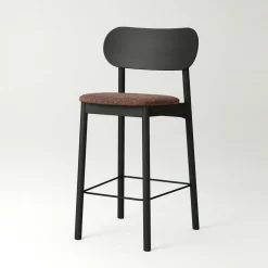 Elephant Bar Chair, Natural Oak / Black Velvet