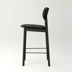 Elephant Bar Chair, Natural Oak / Black Velvet
