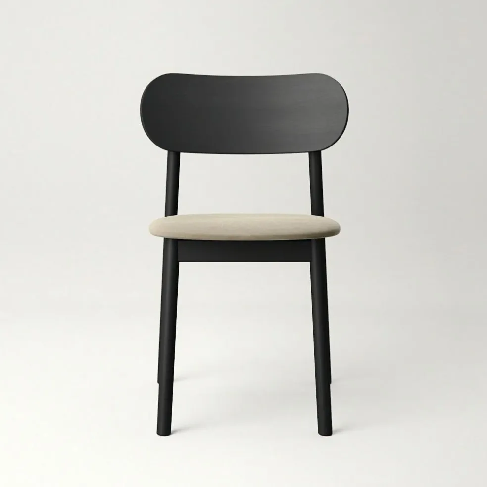 Elephant Chair, Black / Black Leather