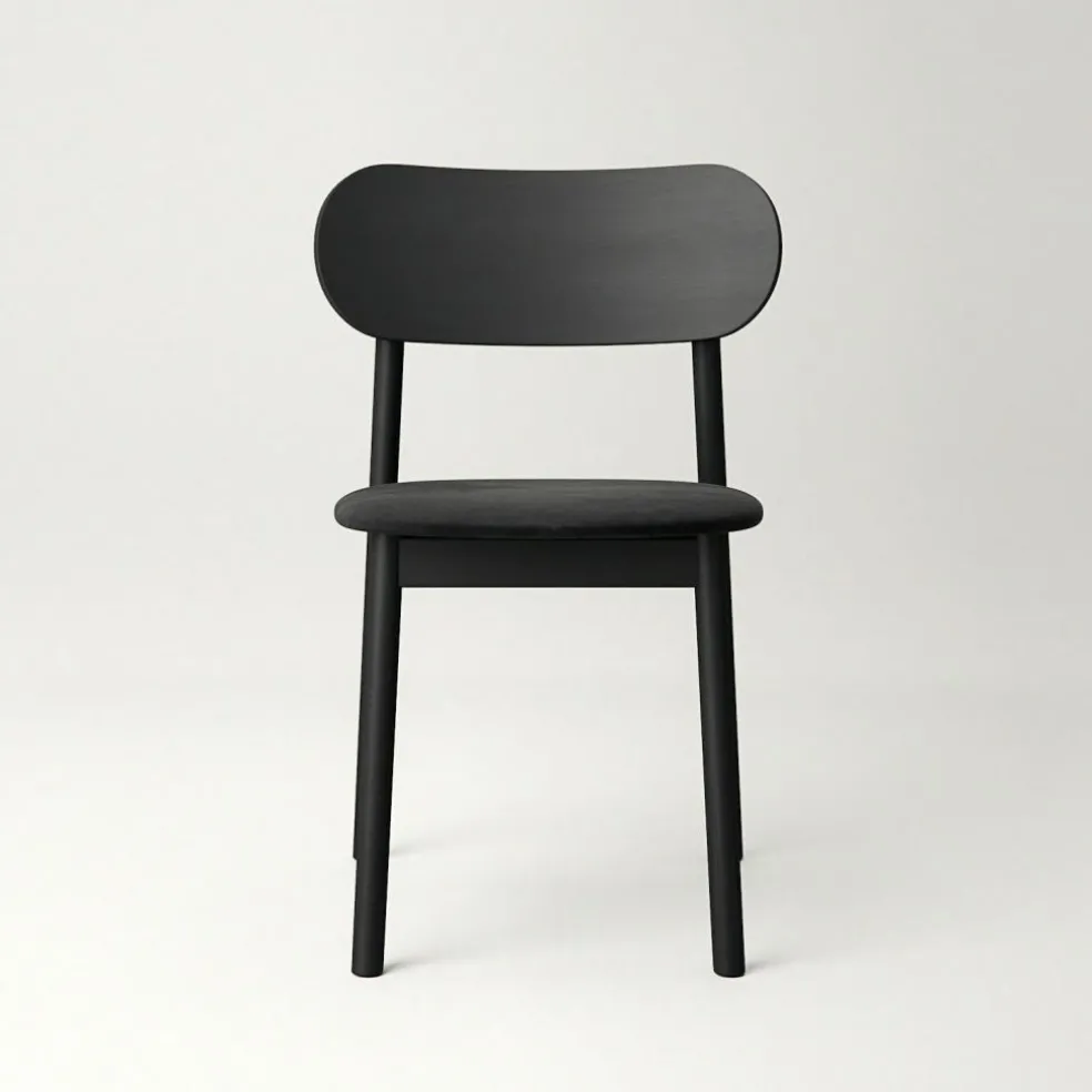 Elephant Chair, Black / Black Leather