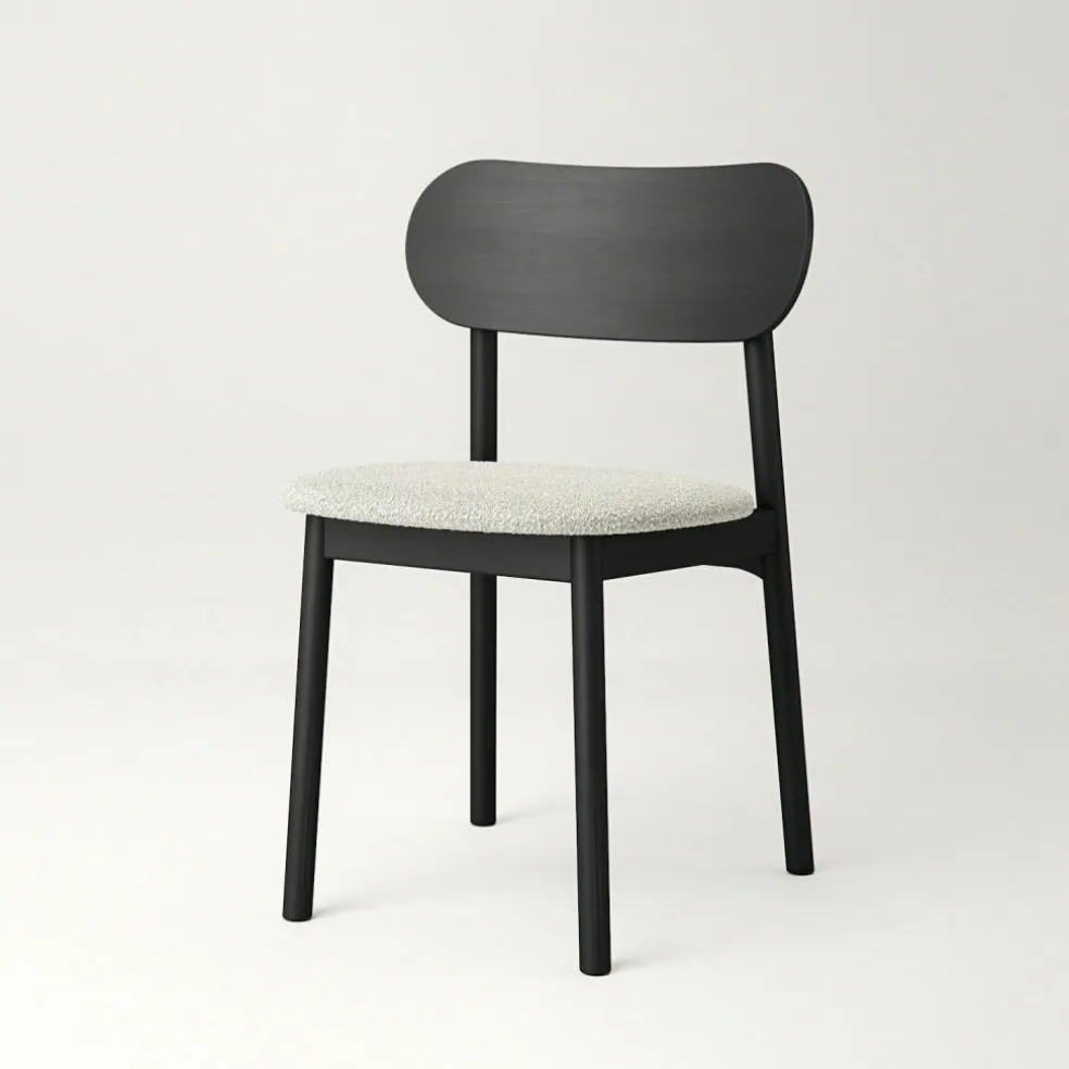 Elephant Chair, Black / Black Leather