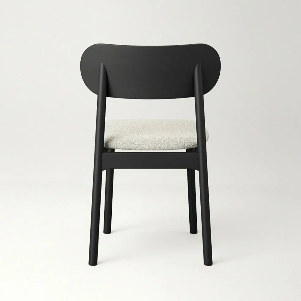 Elephant Chair, Black / Black Leather