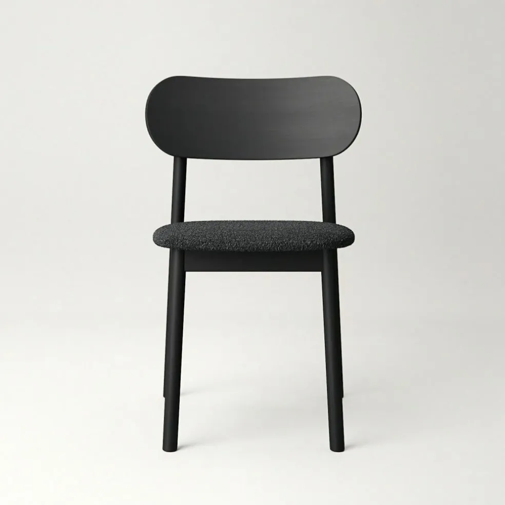 Elephant Chair, Black / Black Leather
