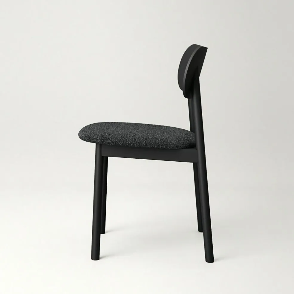 Elephant Chair, Black / Black Leather