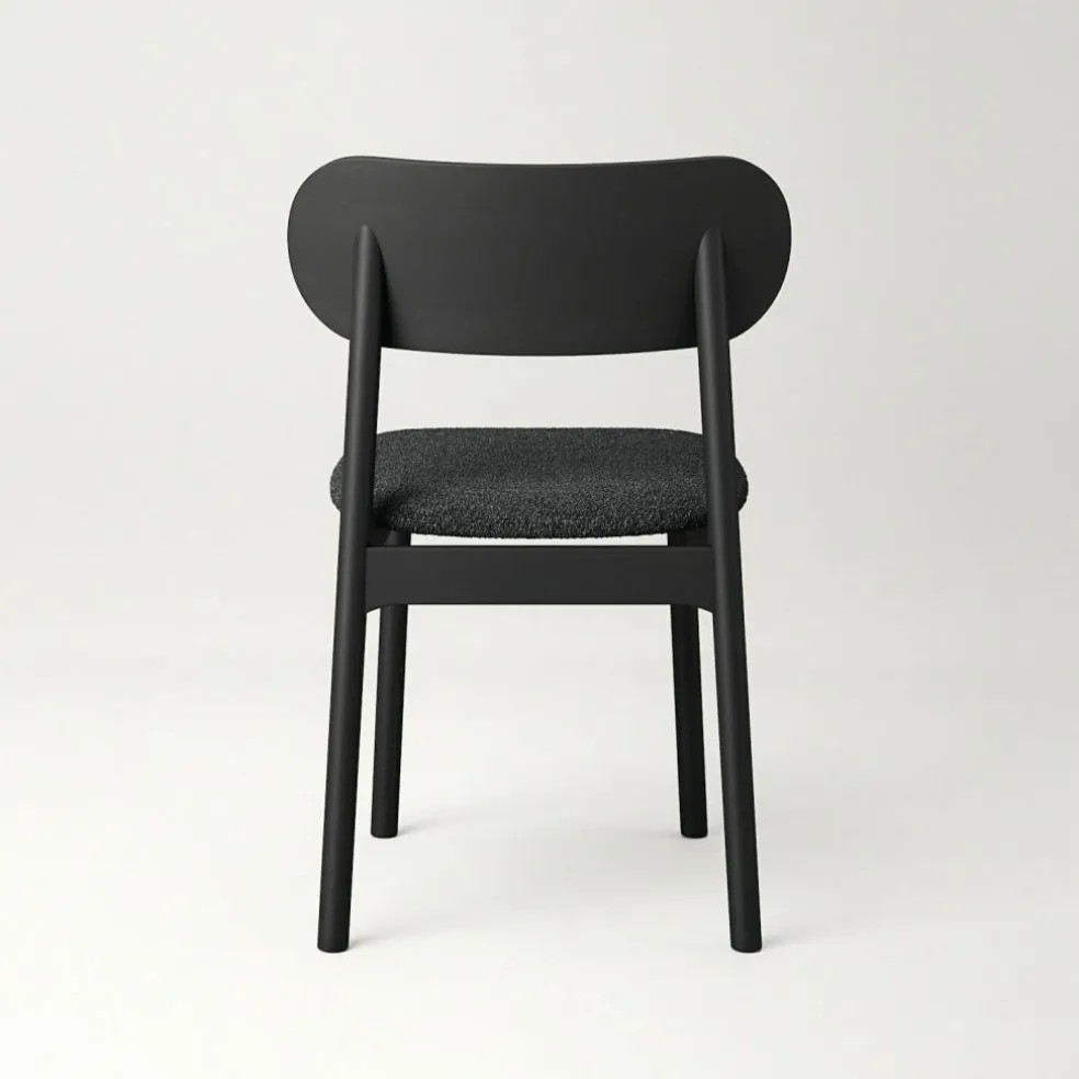 Elephant Chair, Black / Black Leather