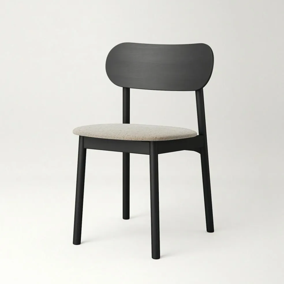 Elephant Chair, Black / Black Leather