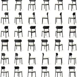 Elephant Chair, Black / Black Leather