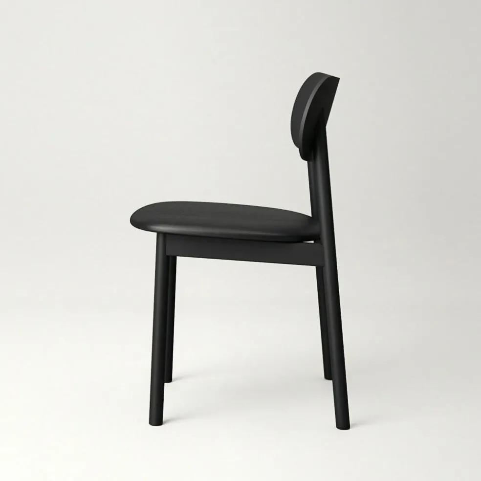 Elephant Chair, Black / Black Leather