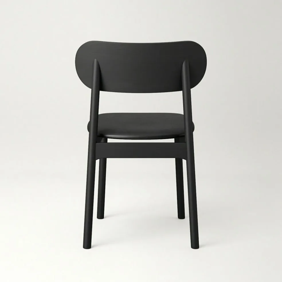 Elephant Chair, Black / Black Leather