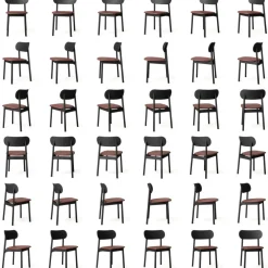 Elephant Chair, Black / Black Leather