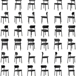 Elephant Chair, Black / Black Leather