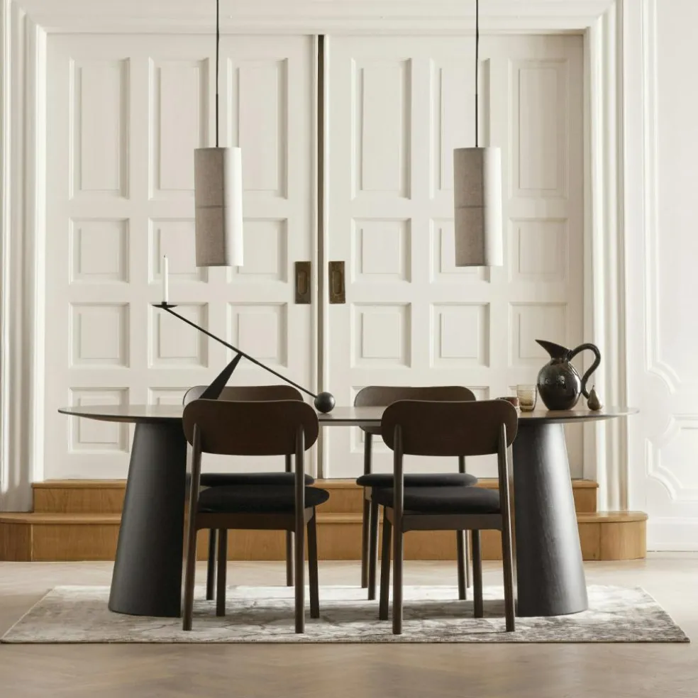 Elephant Chair, Dark Oak / Beige Breeze