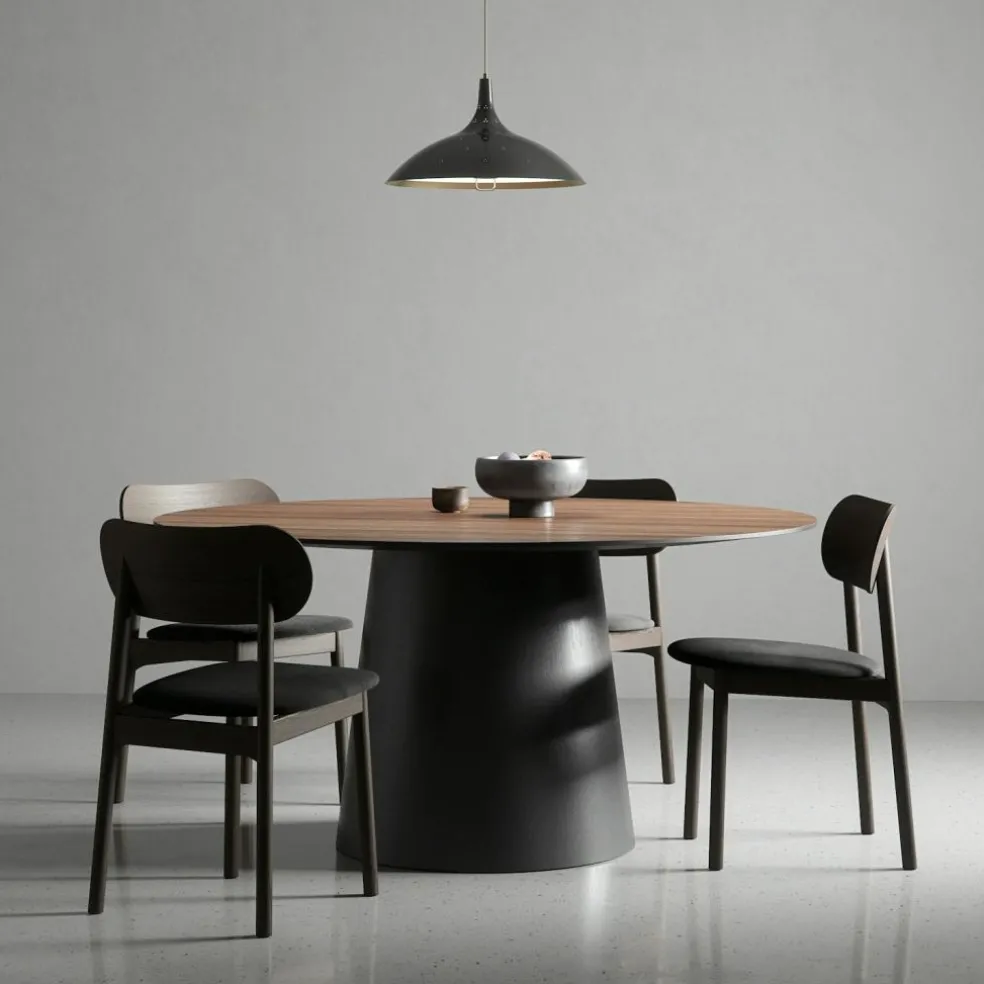 Elephant Chair, Dark Oak / Beige Breeze