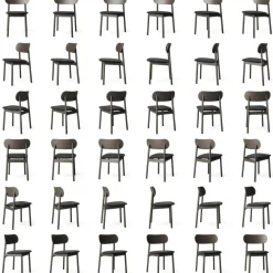 Elephant Chair, Dark Oak / Beige Breeze