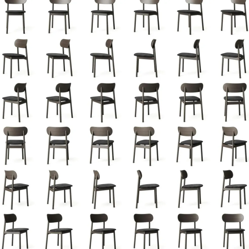 Elephant Chair, Dark Oak / Beige Breeze