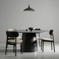 Elephant Chair, Dark Oak / Beige Breeze