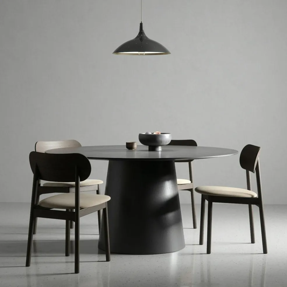 Elephant Chair, Dark Oak / Beige Breeze