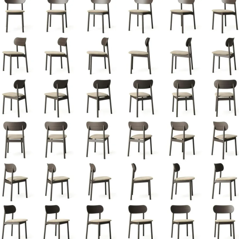 Elephant Chair, Dark Oak / Beige Breeze