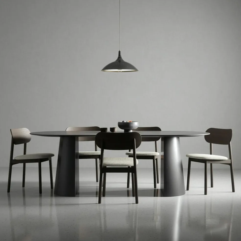 Elephant Chair, Dark Oak / Beige Breeze