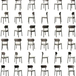 Elephant Chair, Dark Oak / Beige Breeze