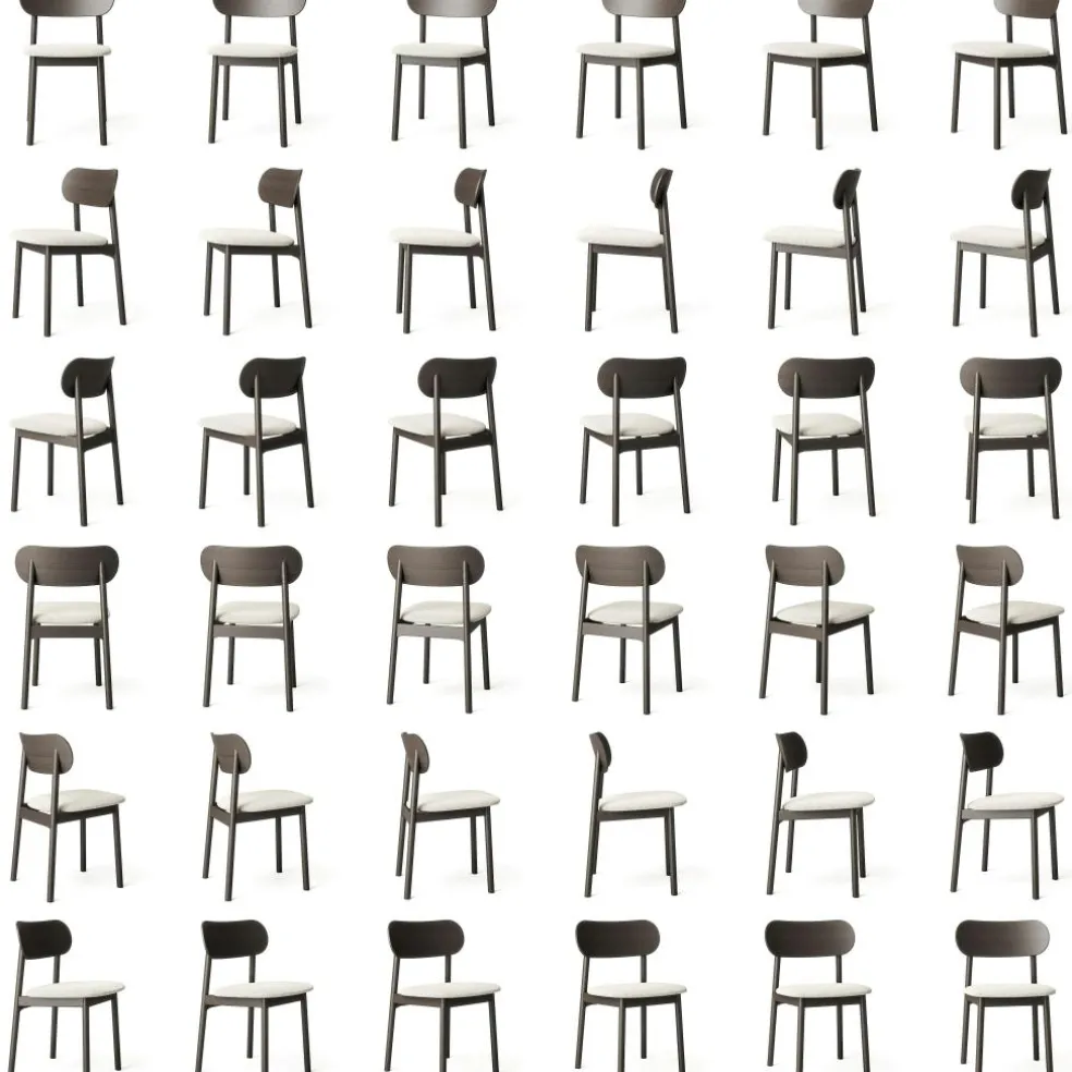 Elephant Chair, Dark Oak / Beige Breeze