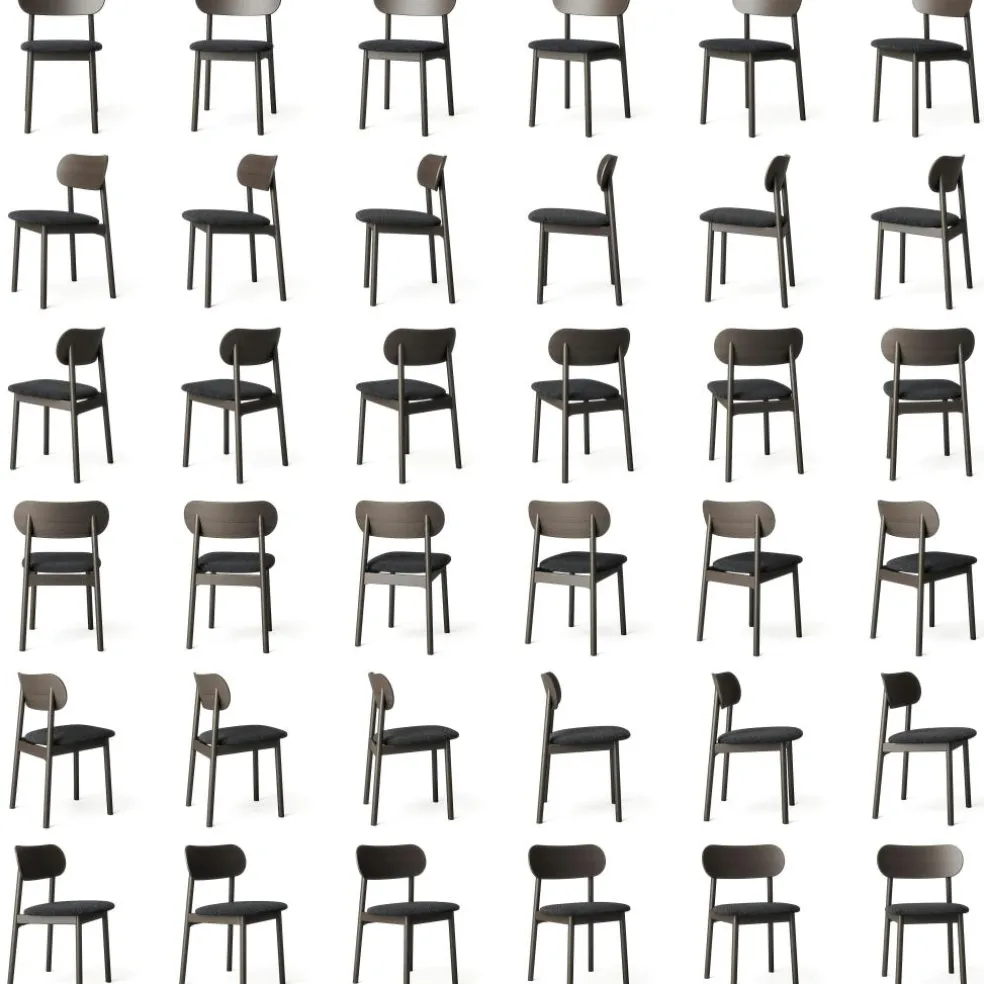 Elephant Chair, Dark Oak / Beige Breeze