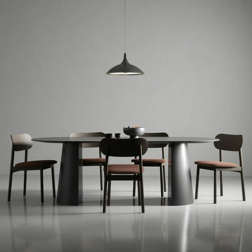 Elephant Chair, Dark Oak / Beige Breeze