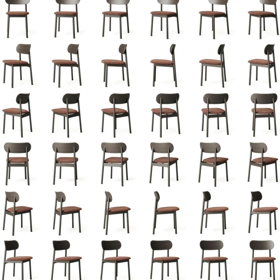 Elephant Chair, Dark Oak / Beige Breeze