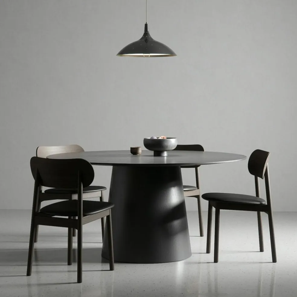 Elephant Chair, Dark Oak / Beige Breeze