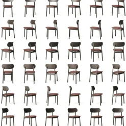 Elephant Chair, Dark Oak / Beige Breeze