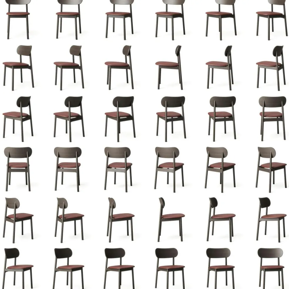 Elephant Chair, Dark Oak / Beige Breeze