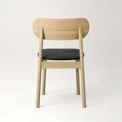 Elephant Chair, Natural Oak / Black Leather