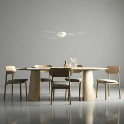 Elephant Chair, Natural Oak / Black Leather