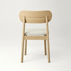 Elephant Chair, Natural Oak / Black Leather