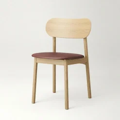 Elephant Chair, Natural Oak / Black Leather