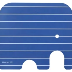Elephant Coaster 10x11 cm, Blue