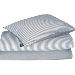 Elias Pillowcase 50x60 cm, Light Blue / White