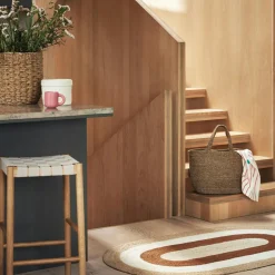 Elin Rug Oval, Black