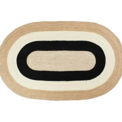 Elin Rug Oval, Black