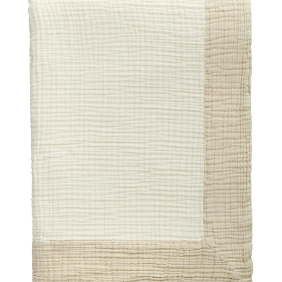 Ella Crincle Bedspread 260x260 cm, Sand