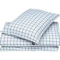 Elliot Pillowcase 50x60 cm, Grey / Grey Blue / White