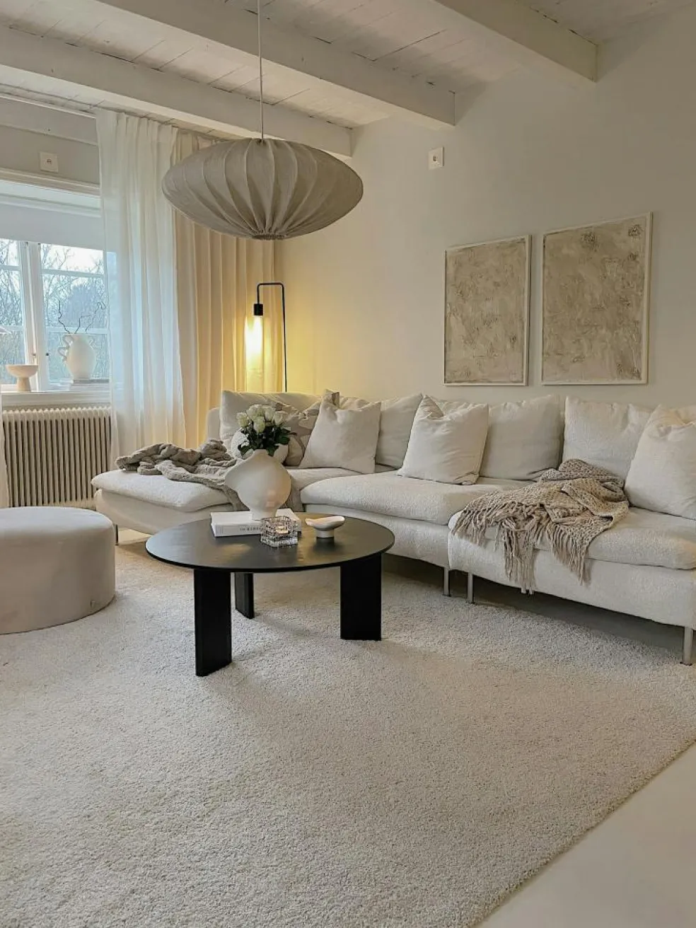 Ellipse 65 Lampshade Linen, Nature