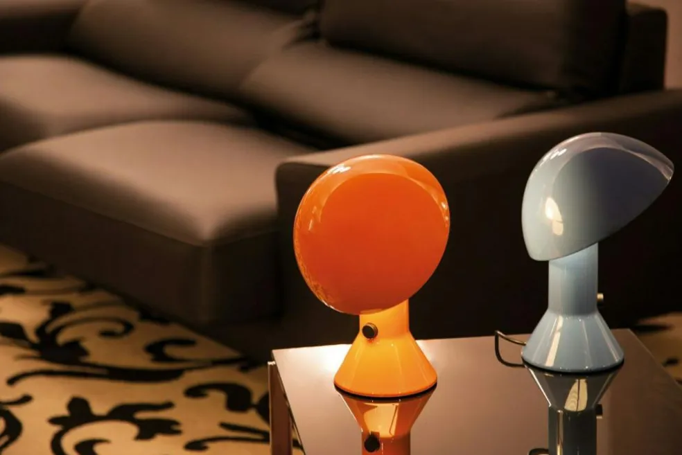 Elmetto Table Lamp, Yellow